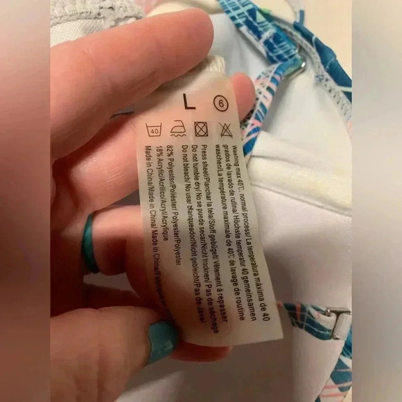 Women’s Tankini Swim Top Size Large Pre-Owned Excellent Condition - Picture 6 of 7